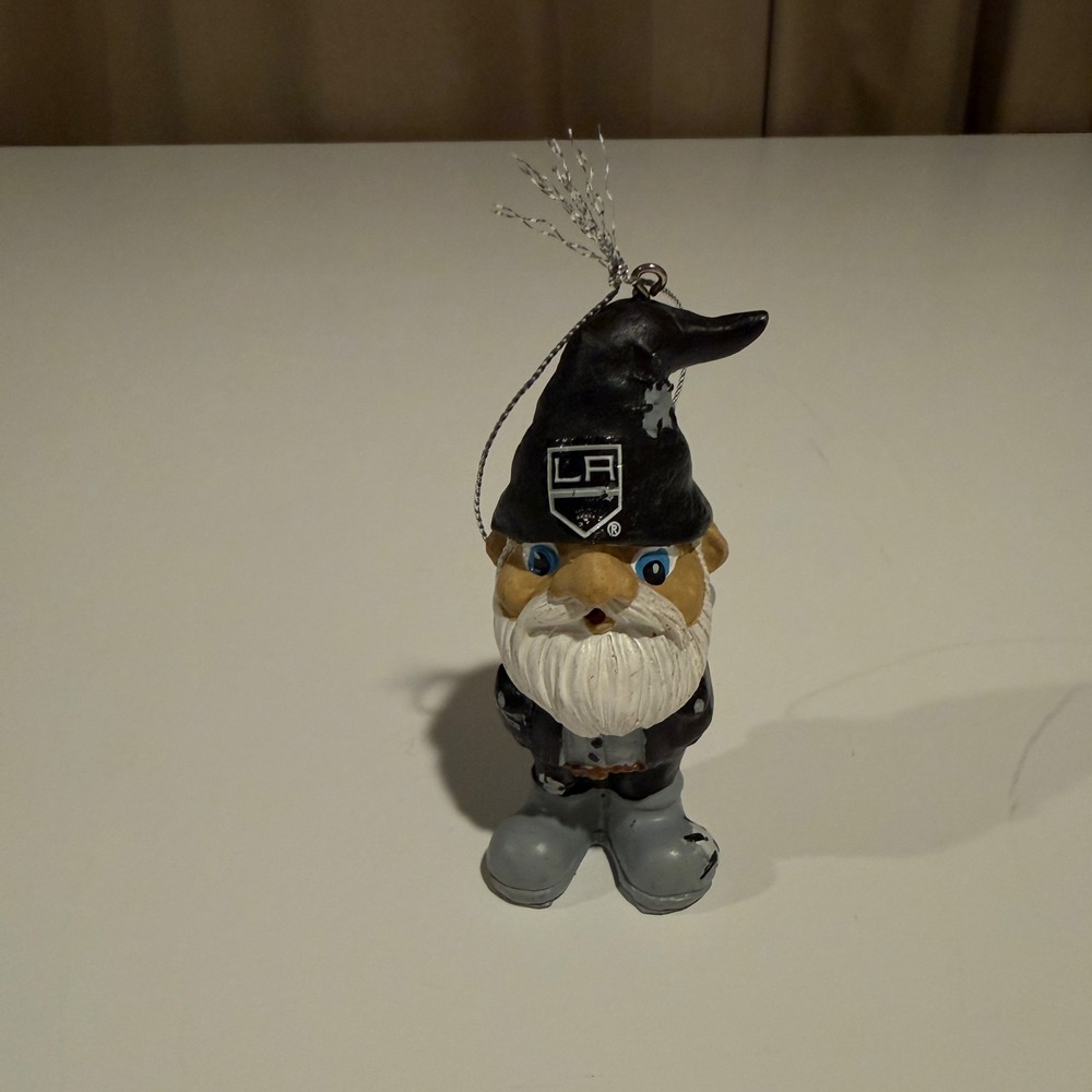 LA Kings Gnome Ornament NHL Hockey Team Mascot Christmas‎ Tree Decor